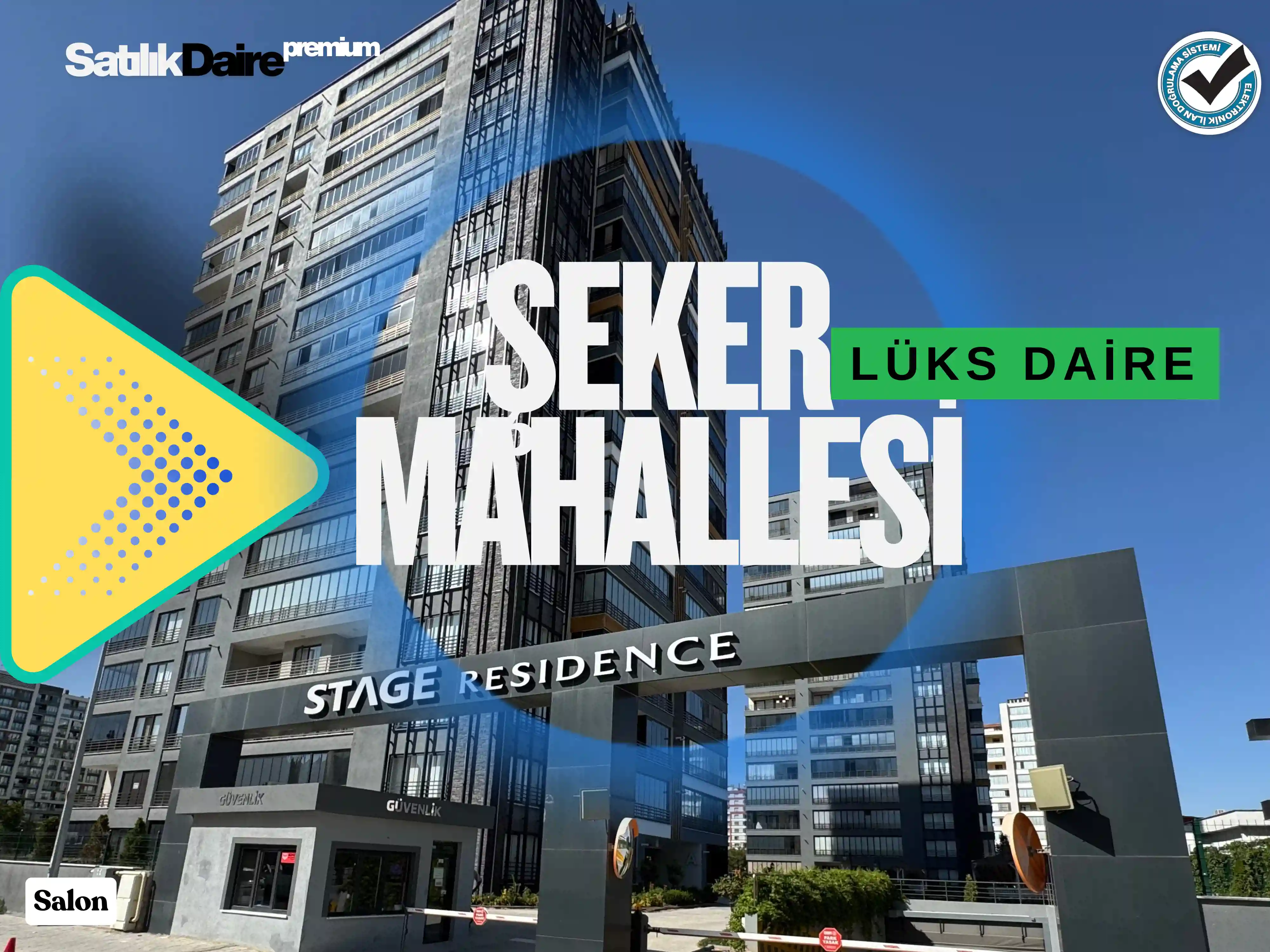 KONYA SELÇUKLU ŞEKER MAHALLESİ SATILIK 3+1 LÜKS DAİRE!