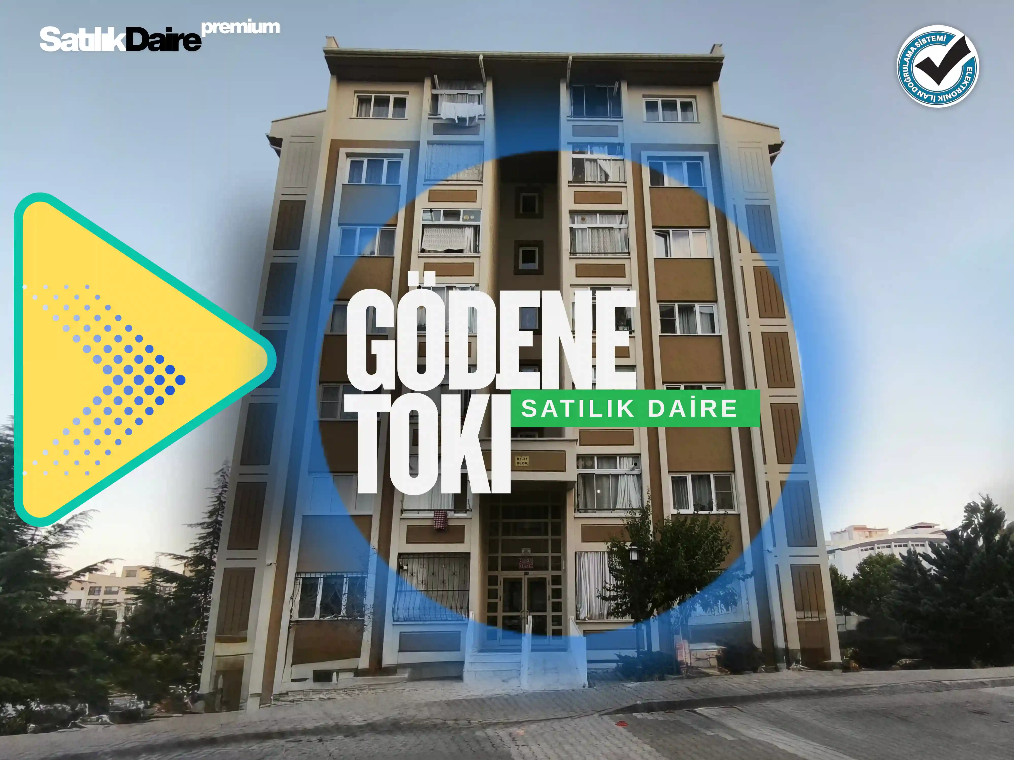 KONYA MERAM GÖDENE MAHALLESİ MERAM GÖDENE TOKİ 2+1 SATILIK DAİRE!