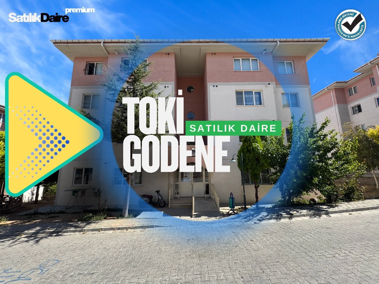 KONYA MERAM GÖDENE TOKİ KONUTLARI 2+1 SATILIK DAİRE!