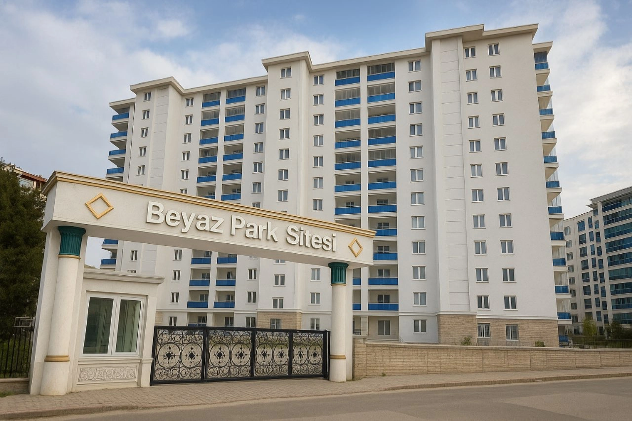 ÇEÇENİSTAN CADDESİ MERAM İTFAİYE YANI – 3+1 GENİŞ SATILIK DAİRE! (BEYAZ PARK SİTESİ)