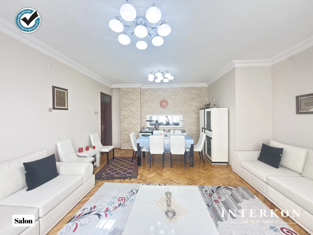 KONYA MERAM ÇOLAKOĞLU CAMİ KARŞISI  3+1 BAKIMLI ARA KAT SATILIK DAİRE