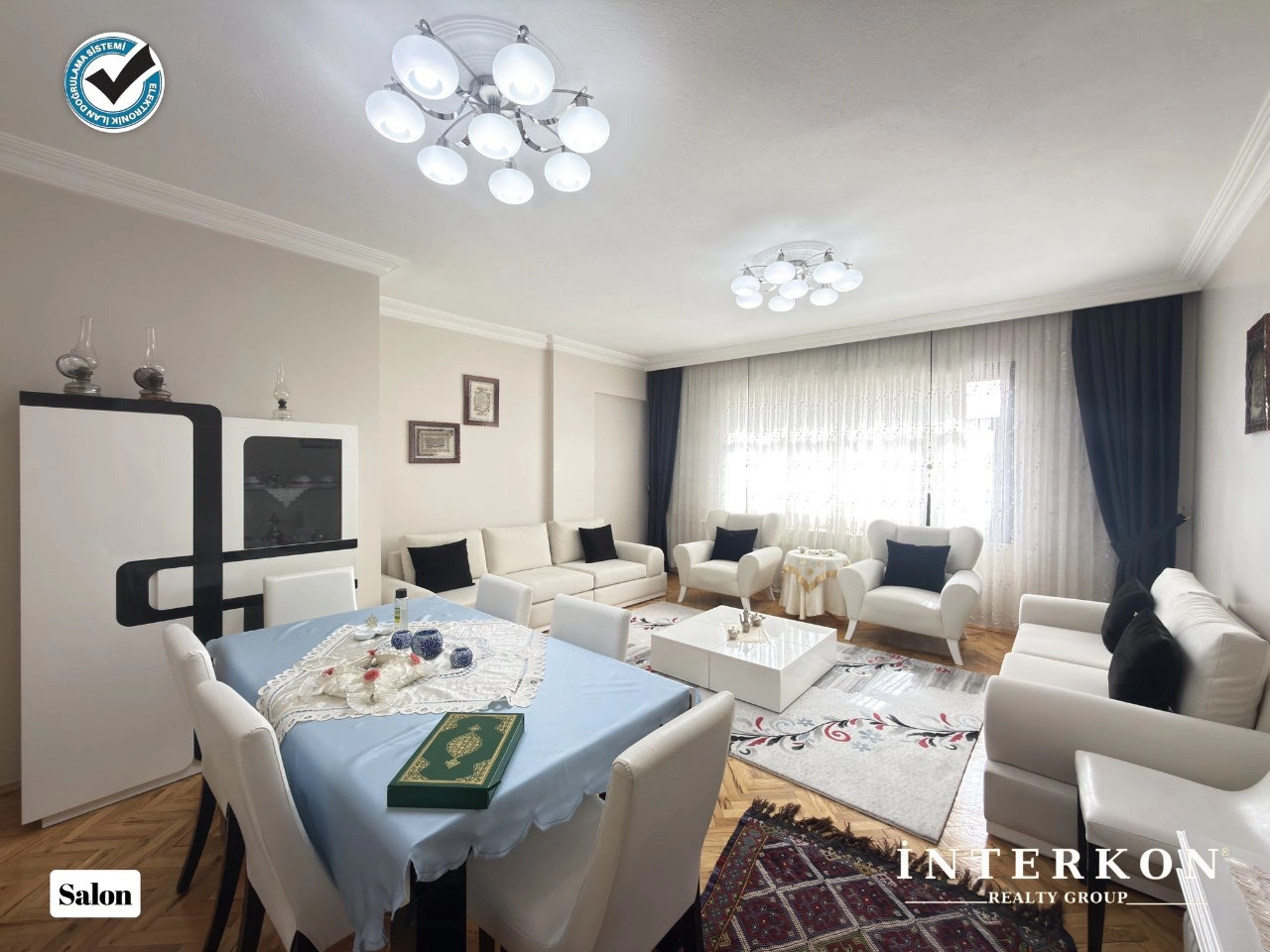 KONYA MERAM ÇOLAKOĞLU CAMİ KARŞISI  3+1 BAKIMLI ARA KAT SATILIK DAİRE