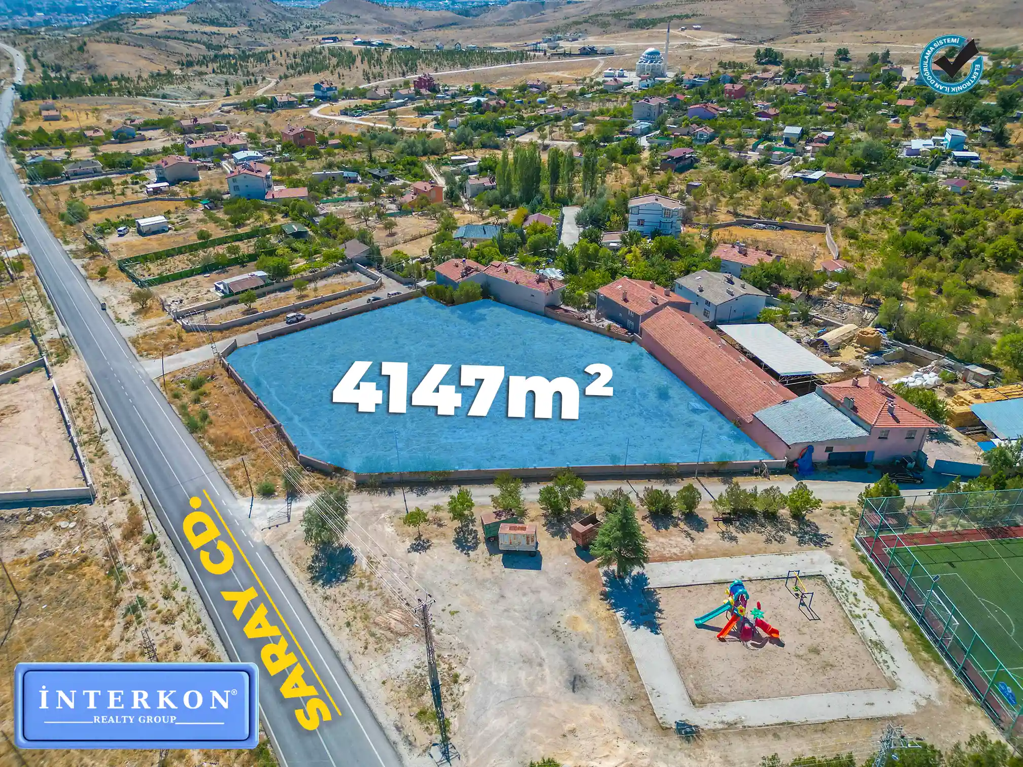 KONYA SELÇUKLU SARAYKÖY MAHALLESİ 1255 m2 SATILIK ARSA!!