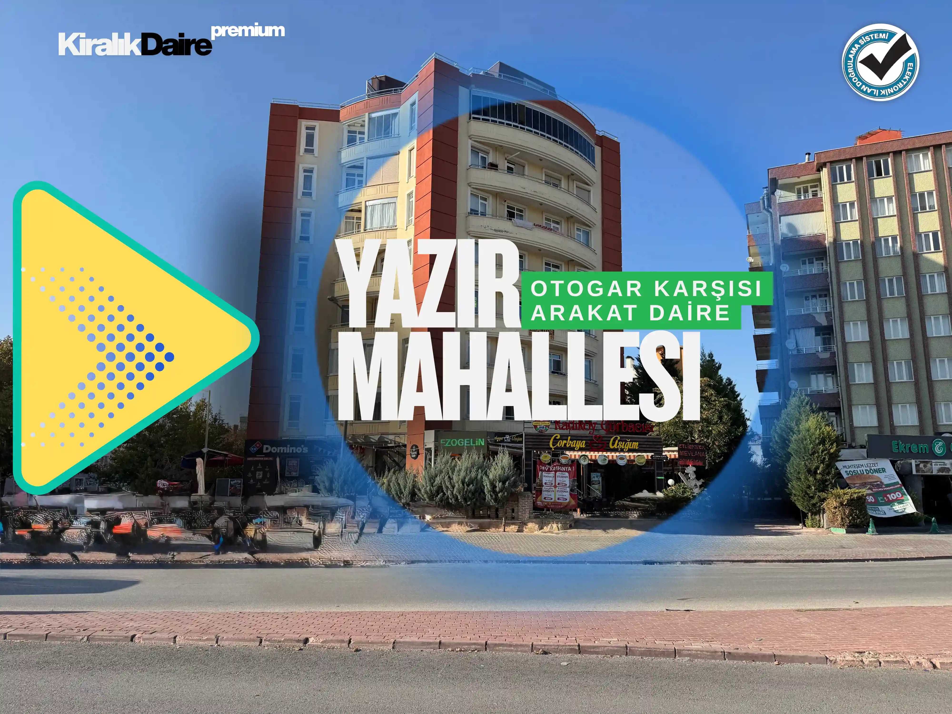 KONYA YAZIR MAHALLESİ 3+1 KİRALIK DAİRE!!