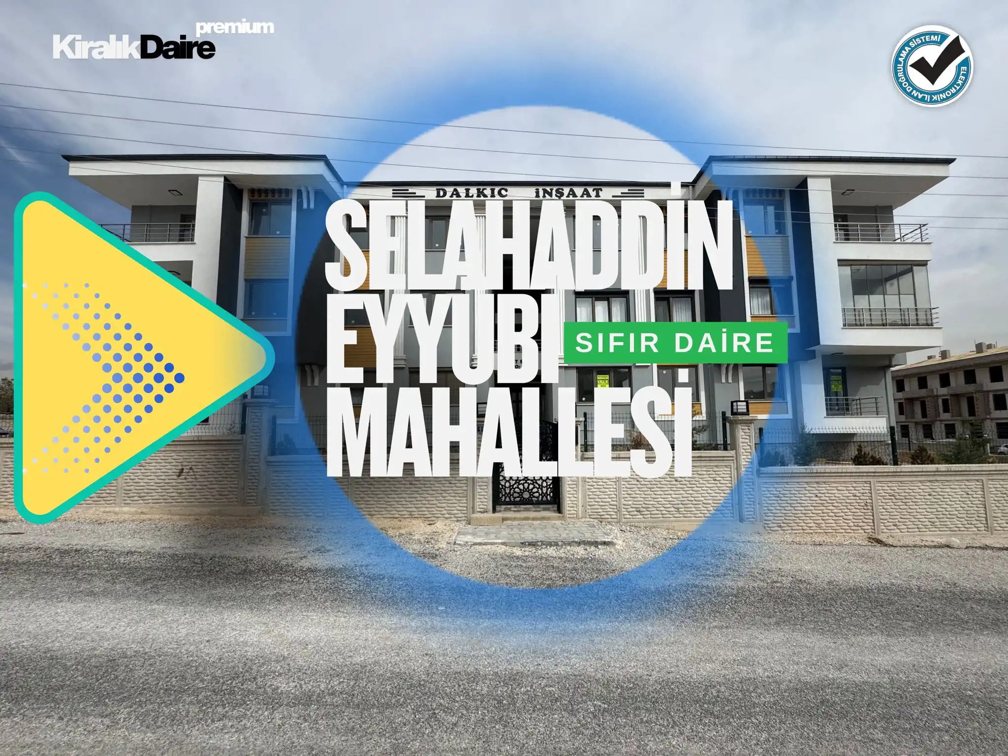 KONYA SELÇUKLU SELAHADDİN EYYÜBİ MAHALLESİ 3+1 KİRALIK DAİRE!!