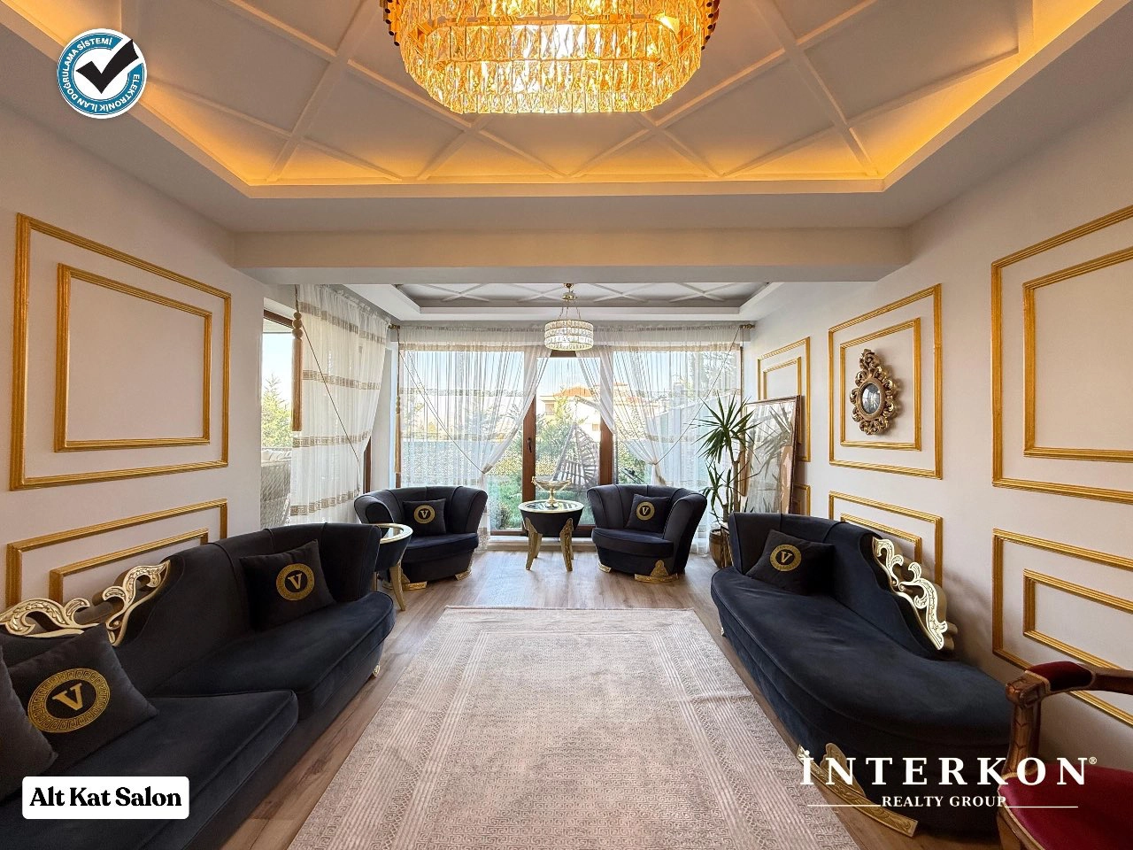 KONYA SİLLE AK MAHALLESİ  KİRALIK LÜKS 4,5+1 KÖŞE VİLLA!!