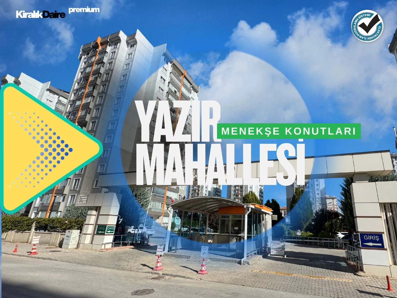 KONYA SELÇUKLU YAZIR MAHALLESİ 3+1 KİRALIK DAİRE (MENEKŞE KONUTLARI)!!!