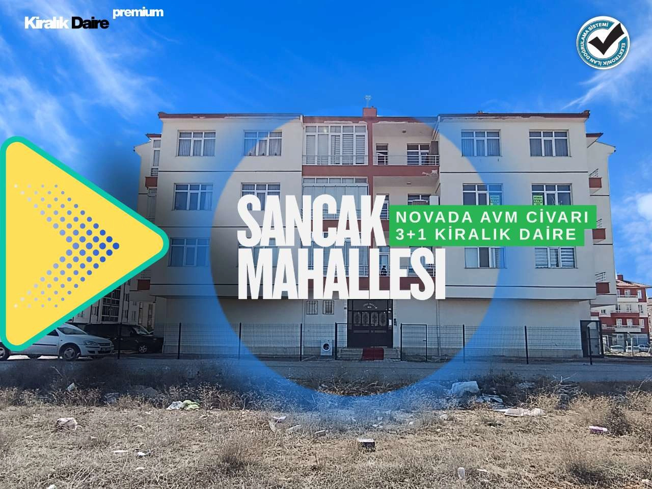 KONYA SELÇUKLU SANCAK MAHALLESİ 3+1 KİRALIK DAİRE!