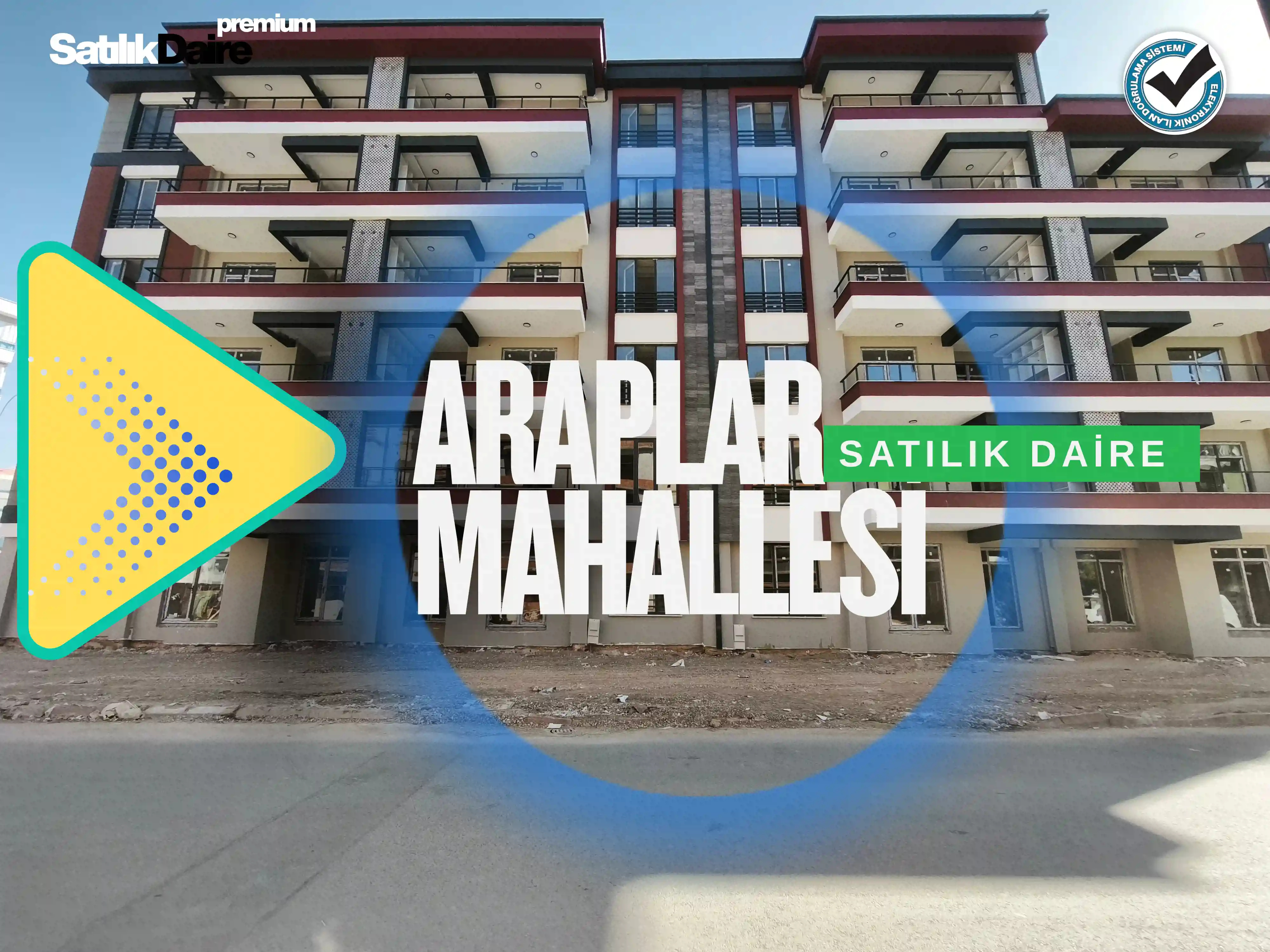 KONYA KARATAY ARAPLAR MAHALLESİ 3,5+1 SATILIK DAİRE!