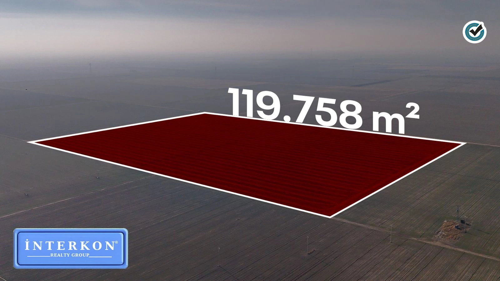 KARAPINAR AKÇAYAZI’NDA – KOOPERATİF SAHASINDA 119.758 m² SATILIK TARLA!